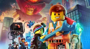 Disney Characters Lego Poster Wallpaper