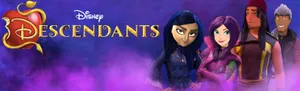 Disney Descendants Animated Version Wallpaper
