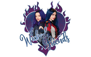 Disney Descendants With Heart Wallpaper