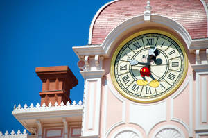 Disney Mickey Mouse Clock Wallpaper