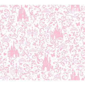 Disney Pattern With Castles Wallpaper