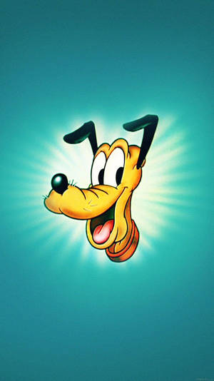 Disney Pluto Green Portrait Wallpaper