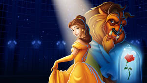 Disney's Belle And The Beast Wallpaper