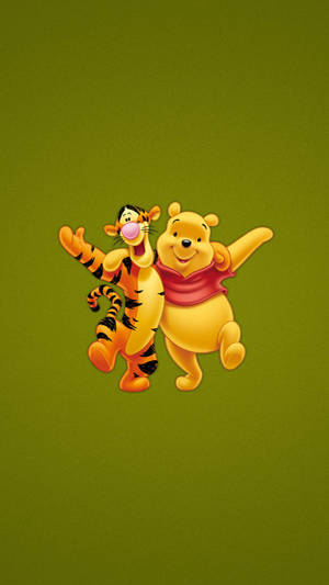 Disney Winnie The Pooh And Tigger Wallpaper
