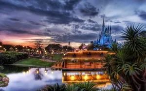 Disney World Dark Sky Desktop Wallpaper