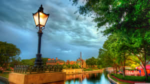 Disney World Gray Sky Desktop Wallpaper