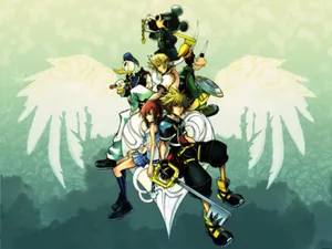 Dive Deep Into The World Of Kingdom Hearts With Roxas Wallpaper