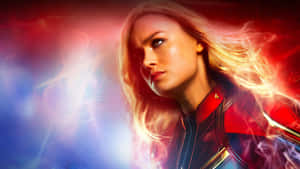 Dive Into The Marvel Adventure, Experience Captain Marvel In Hd Wallpaper