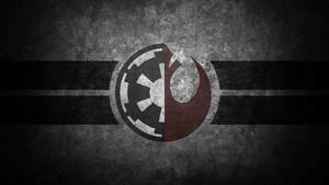 Divided Allegiance Star Wars Logo Wallpaper