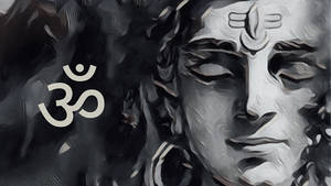 Divine Darkness - An Artistic Rendition Of Lord Shiva Wallpaper
