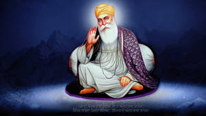 Divine Presence Of Guru Ji Wallpaper