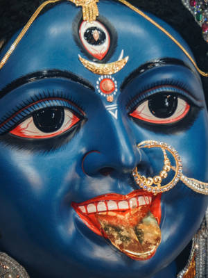 Divine Radiance - The Majestic Goddess Kali Wallpaper