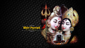Divine Union - Shiv Parvati In High Definition Wallpaper