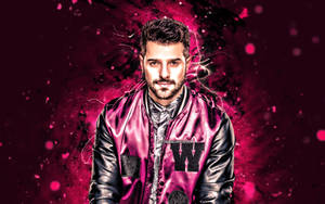 Dj Alok Free Fire Dark Pink Art Wallpaper