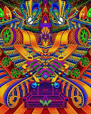 Dmt Bold Colors Wallpaper