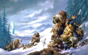 Dnd Battle In Icewind Dale Mountain Wallpaper