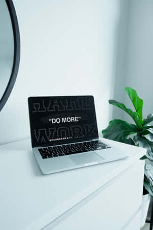 Do More Laptop Mockup Wallpaper