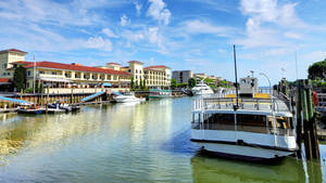 Docks Of Greenwich Ct Harbor Wallpaper