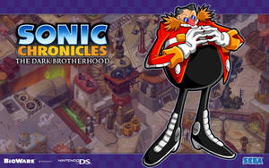 Doctor Eggman And Sonic Chronicles Wallpaper