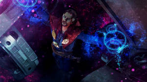 Doctor Strange Blue Power Wallpaper