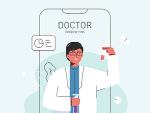Doctor Vector Illustration Wallpaper