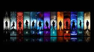 Doctor Who Collage For Monitor Wallpaper