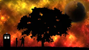 Doctor Who Time And Space Background Wallpaper