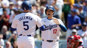 Dodgers Celebration Moment Wallpaper