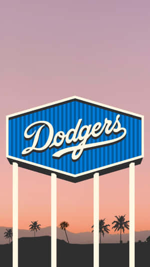 Dodgers Iphone Stadium Art Wallpaper