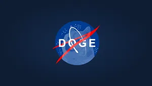 Doge Meme Nasa Logo Wallpaper
