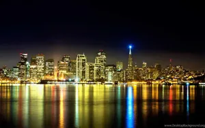 Doha Reflective River Wallpaper