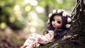 Doll Under A Tree Wallpaper