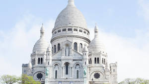 Domes Up Close Sacre Coeur Basilica Wallpaper