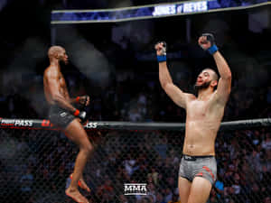 Dominick Reyes Preparing For A Fight Wallpaper