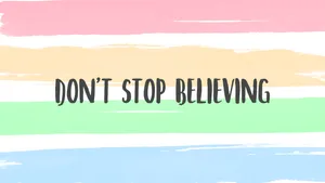 Don't Be Scared, Take A Chance And Be Motivated To Reach Your Dreams. Wallpaper