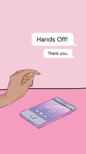 Don't Let Your Phone Get The Better Of You Wallpaper