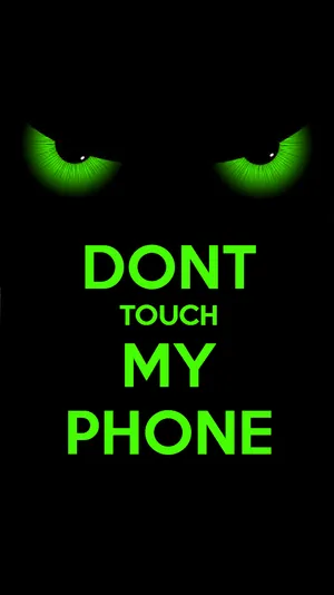 Don't touch my phone text HD wallpaper | Wallpaper Flare