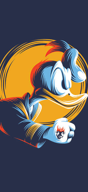 Donald Duck Art Iphone X Cartoon Wallpaper