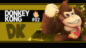 Donkey Kong At His Best, Ready To Embark On An Exciting Adventure Wallpaper