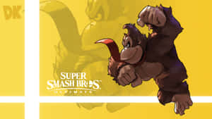 Donkey Kong In Action Wallpaper