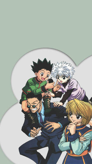 Don’t Miss Out On The Latest Action-packed Episodes Of Hunter X Hunter With Your Iphone. Wallpaper