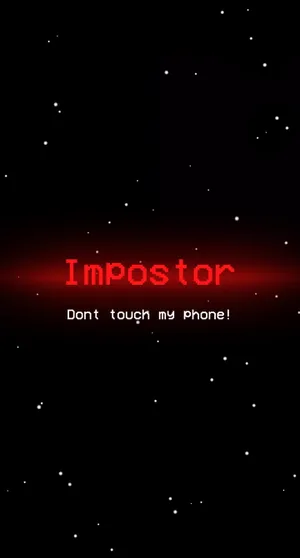 Don’t Touch Among Us Impostor Wallpaper