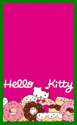 Donuts Sanrio Phone Wallpaper