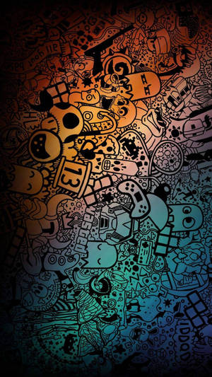 Doodle Art For Oneplus 8 Pro Wallpaper