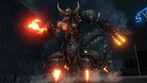 Doom Eternal 4k Terrifying Doom Hunter Wallpaper