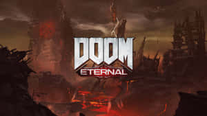Doom Eternal 4k Video Game Poster Wallpaper