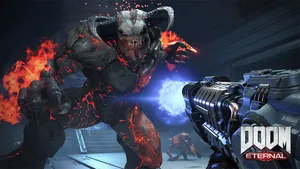 Doom Eternal Baron Of Hell Wallpaper