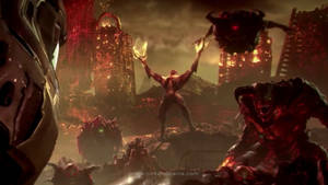 Doom Eternal Horde Of Demons Wallpaper