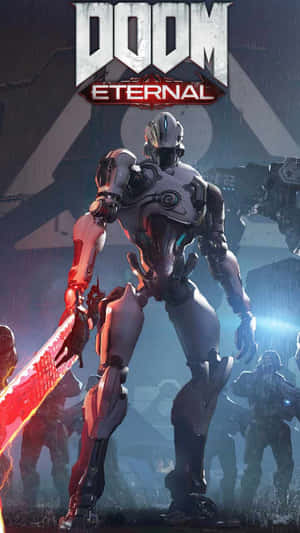 Doom Eternal Iphone Screen Display Wallpaper