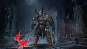 Doom Hd Emperor With Axe Wallpaper